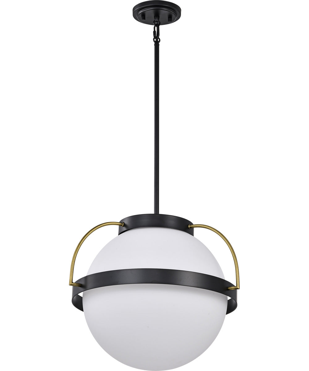 Lakeshore 1-Light Pendant Matte Black