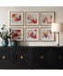 Fresh Start Red Abstract Prints, Set of 6