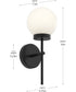 Rigsby 1-Light Wall Sconce Matte Black