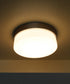 Flux 9"W 1-Light LED Flush Mount Light Fixture Satin Silver Finish by Maxim