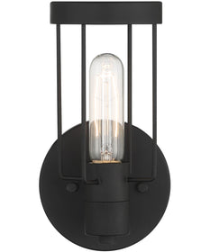 Tafo 1 Light Wall Sconce Matte Black