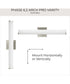 Phase 6.2 24 in. 5CCT Integrated LED Linear Vanity Light Brushed Nickel