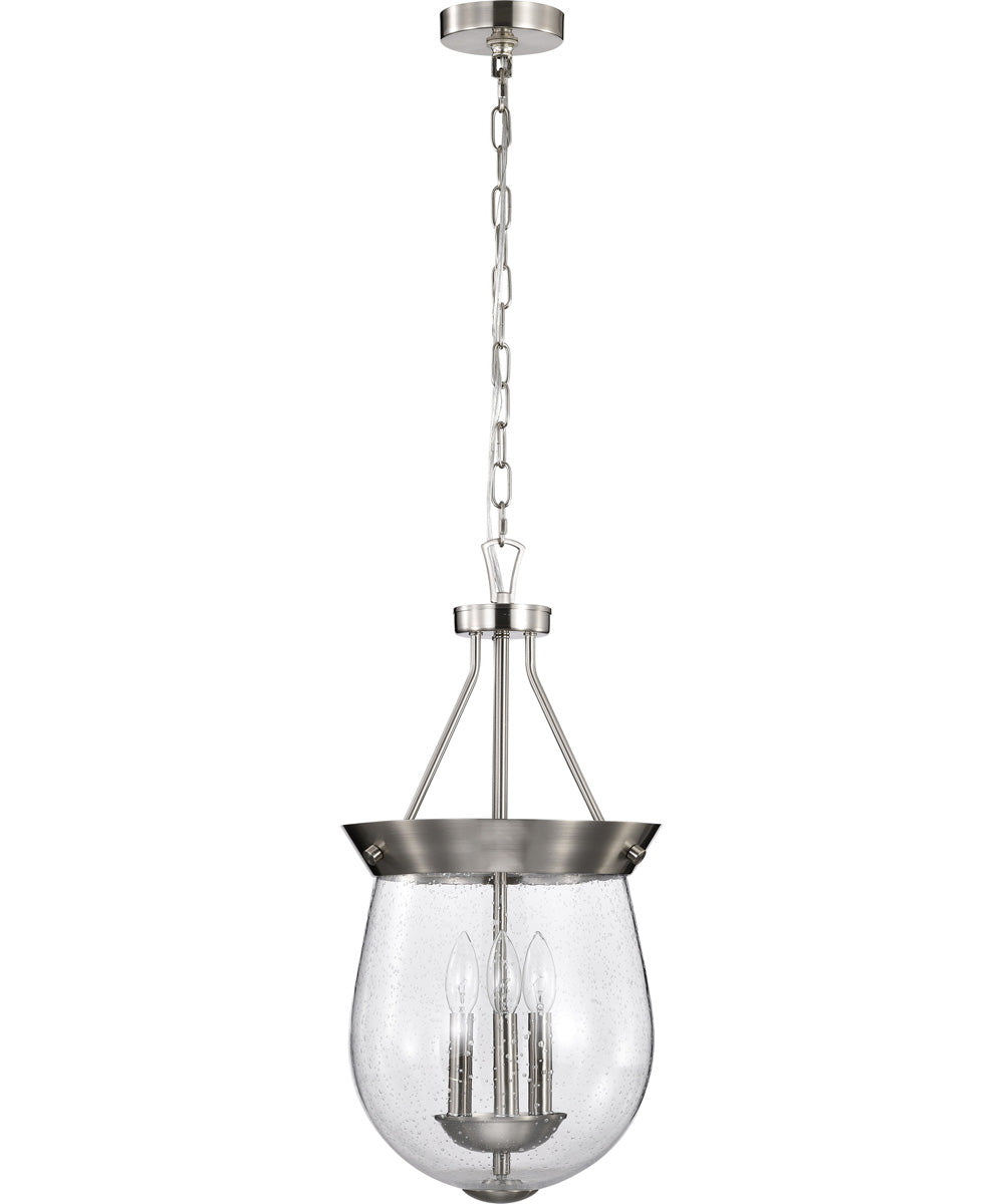 Boliver 3-Light Pendant Brushed Nickel