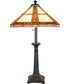 31" High Prairie Straw Buffet Lamp