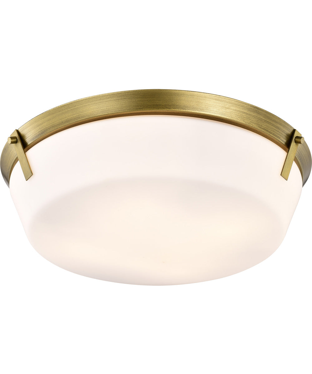 Rowen 4-Light Close-to-Ceiling Natural Brass