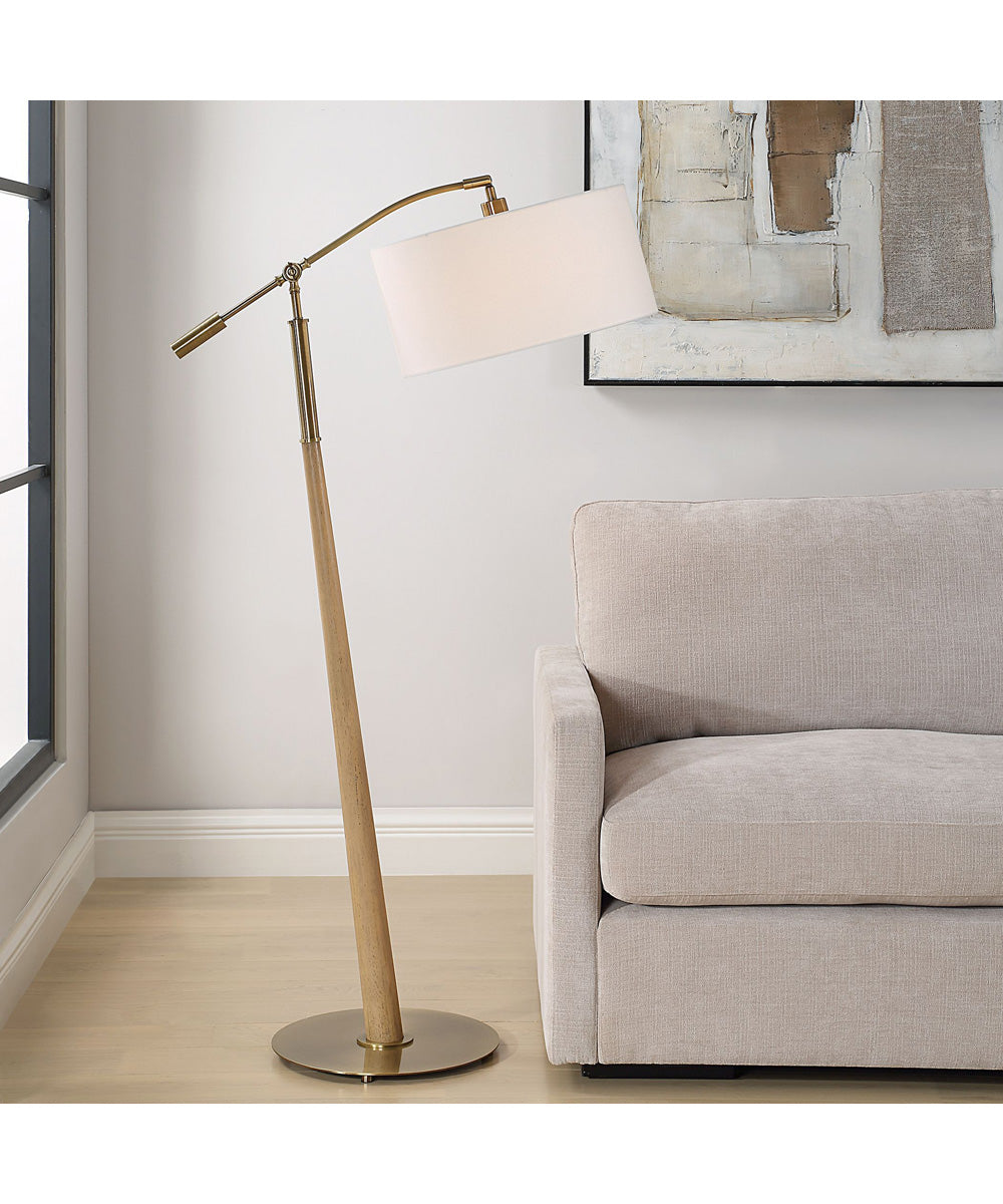 Kennett Wooden Floor Lamp