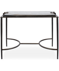 Eisen Textured Glass Accent Table
