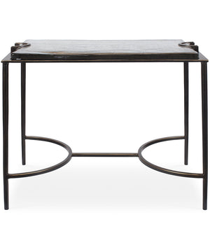 Eisen Textured Glass Accent Table