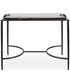Eisen Textured Glass Accent Table