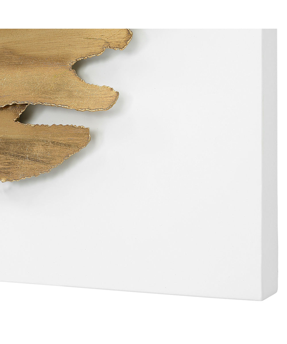 Lev White Metal Wall Decor