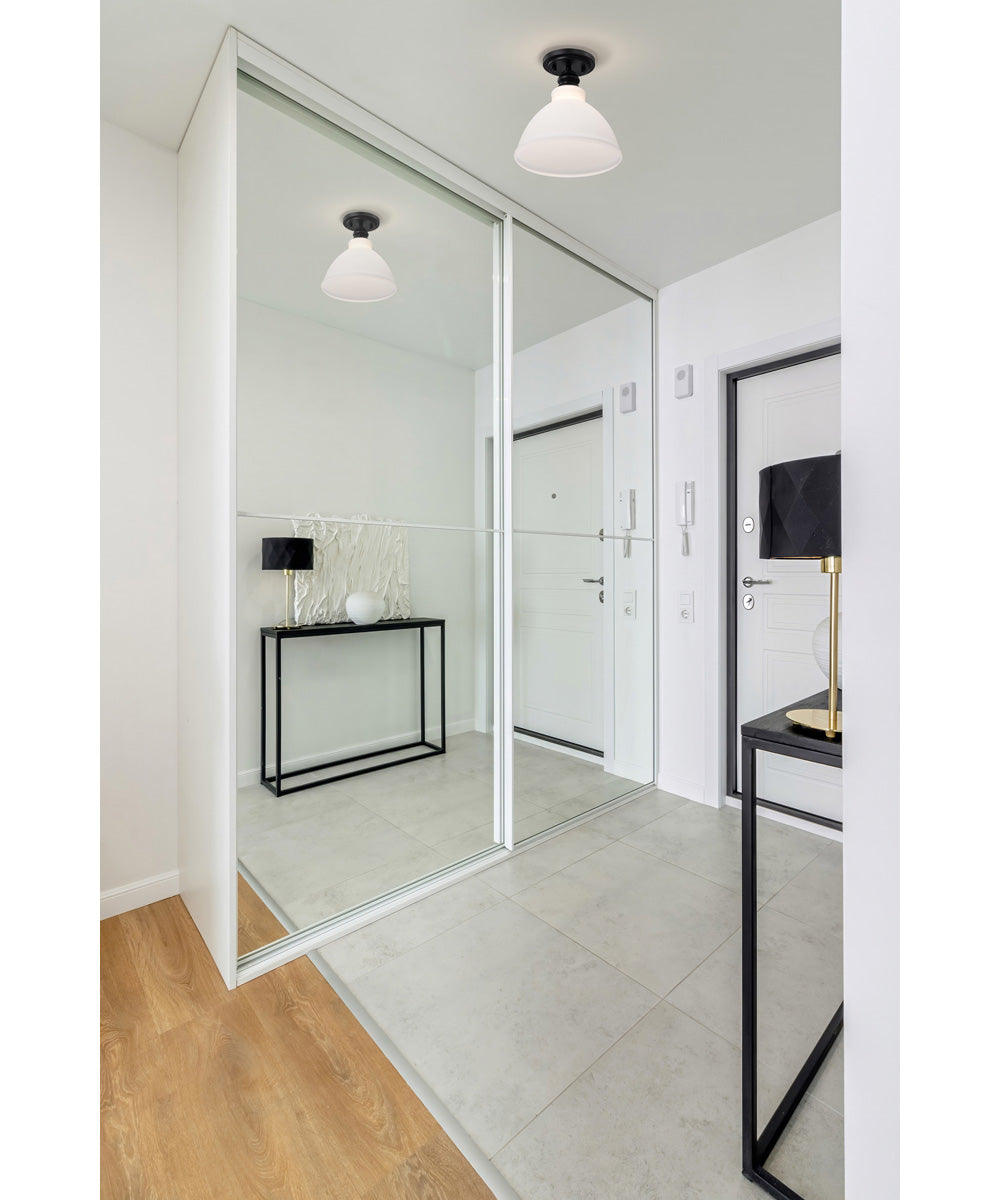 Russel 1-Light Close-to-Ceiling Matte Black