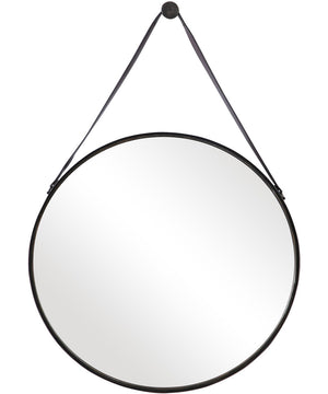 30x30" Wall Mirror Antique Bronze Metal