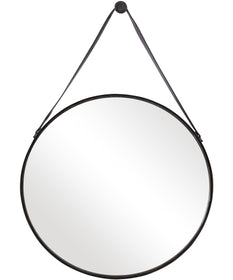 30x30" Wall Mirror Antique Bronze Metal