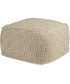 Adamont Pouf Tan/Ivory
