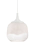 16"W Stellar 1-Light Pendant White