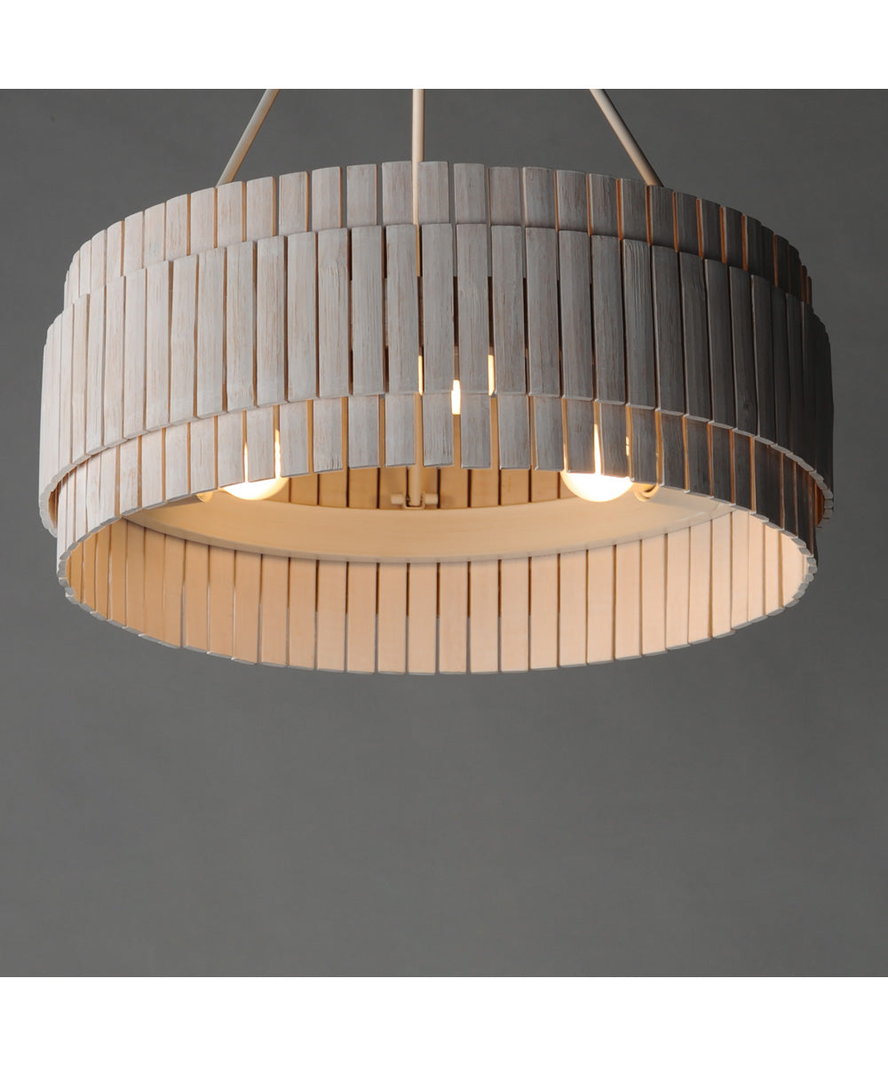 Satori 3-Light Chandelier Ecru