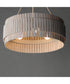 Satori 3-Light Chandelier Ecru