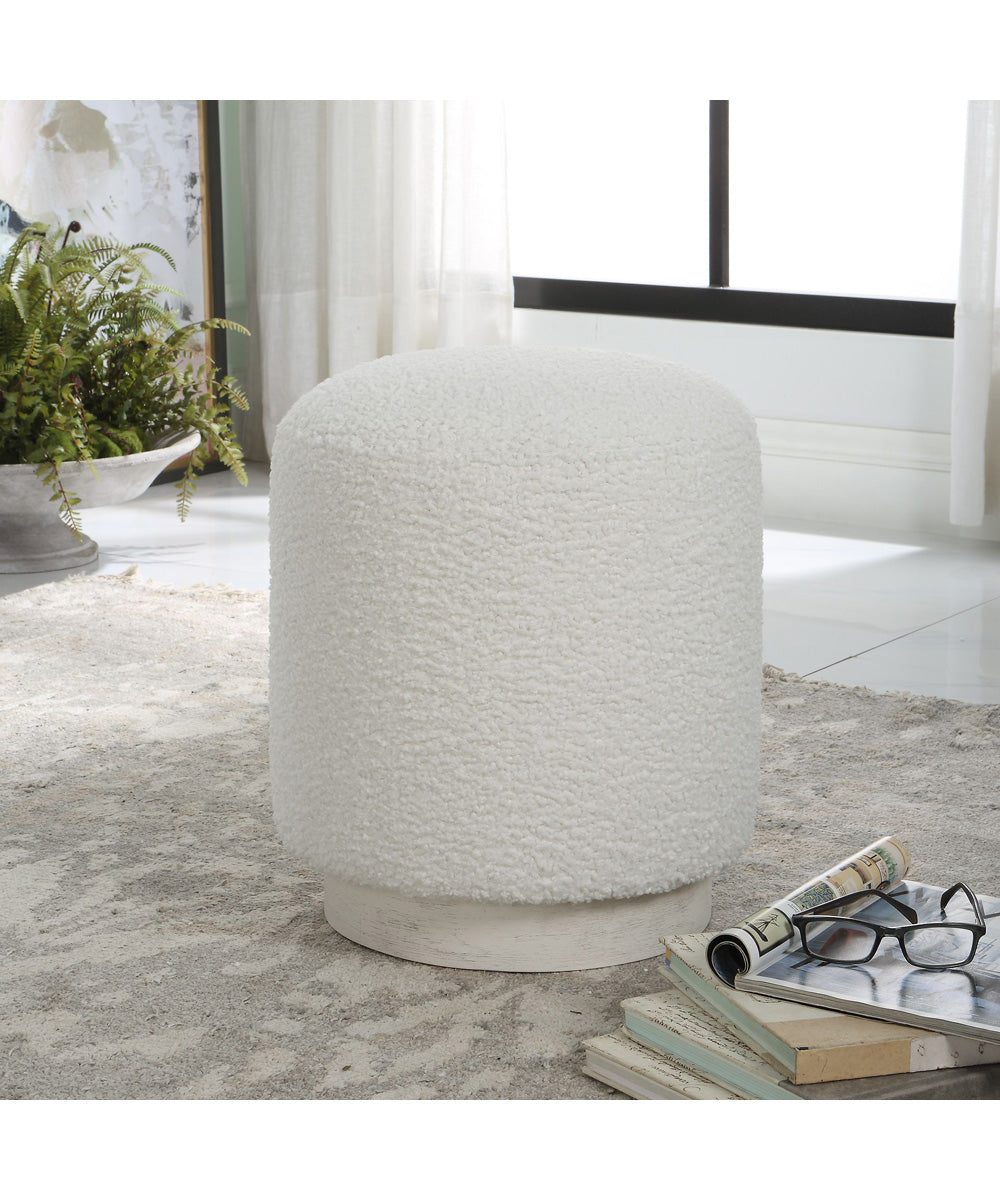 Avila White Ottoman