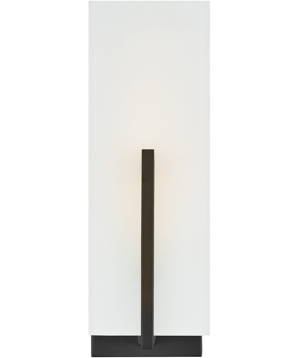 Roman 1-Light Medium Single Light Sconce in Black