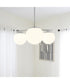 Jasper 3-light Chandelier Satin Nickel