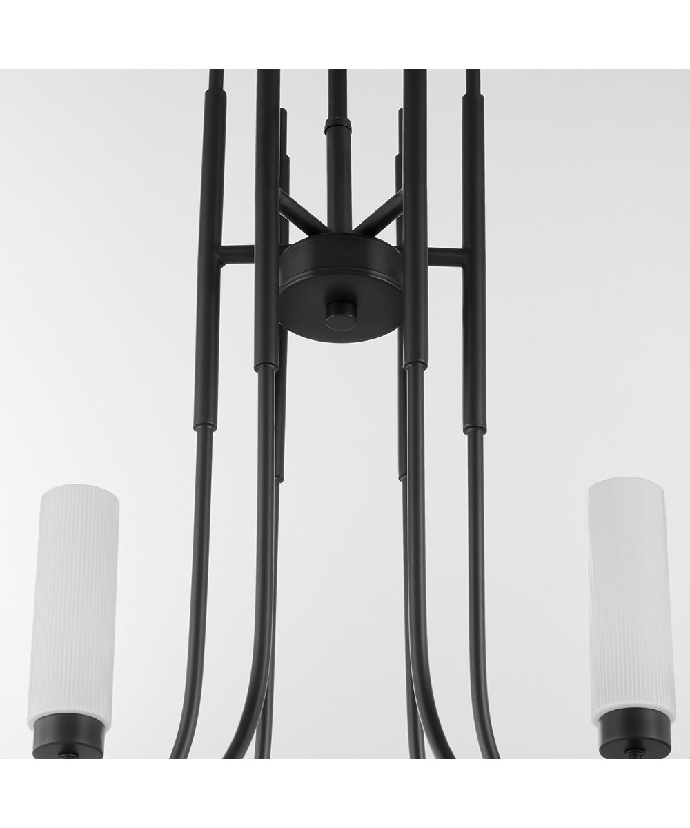 Jerome 6-light Chandelier Matte Black