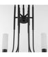 Jerome 6-light Chandelier Matte Black