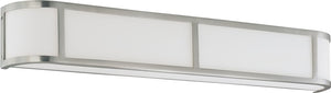 32"W Odeon 4-Light Vanity & Wall Brushed Nickel