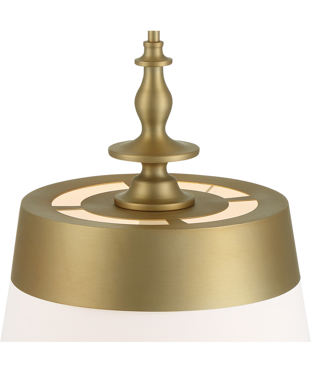 Ava  1 Light Pendant Brushed Gold
