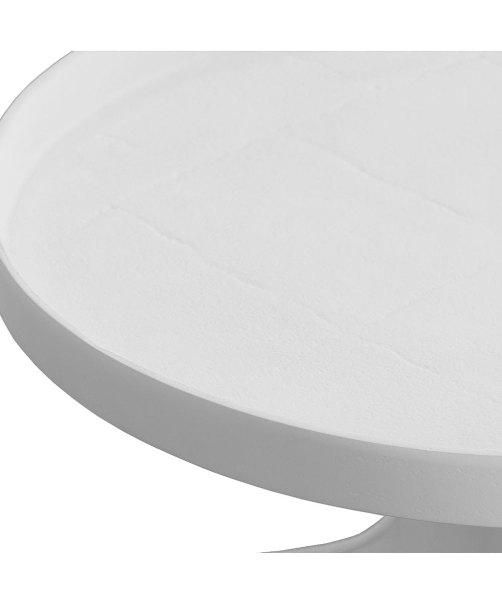 Kenna White Accent Table