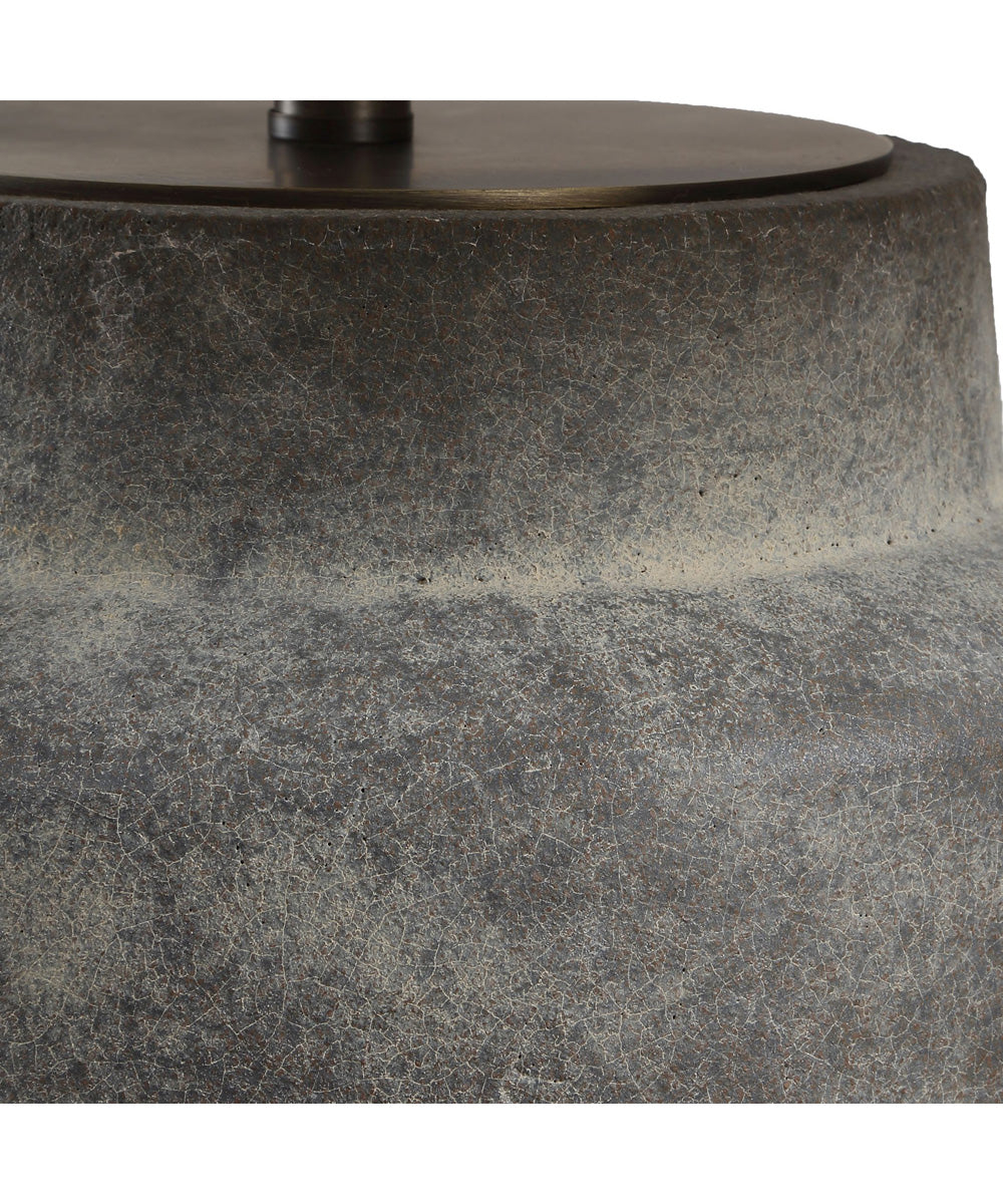 Benedet Gray Wash Table Lamp