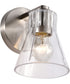 Gianna 1-Light Vanity & Wall Brushed Nickel