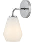 Gio 1-Light Medium Single Light Vanity in Chrome