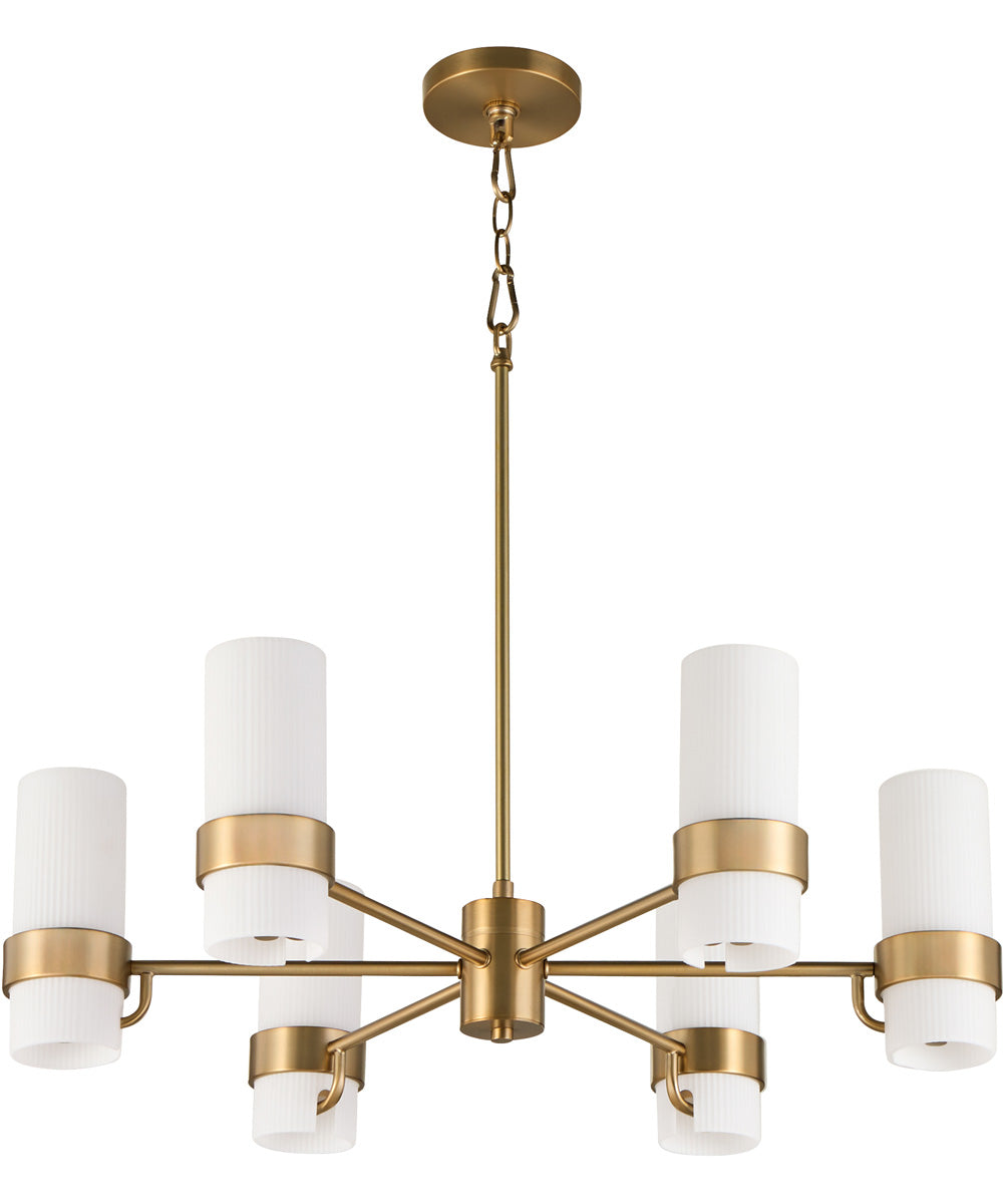 Sojourn 6-light Chandelier Brushed Brass
