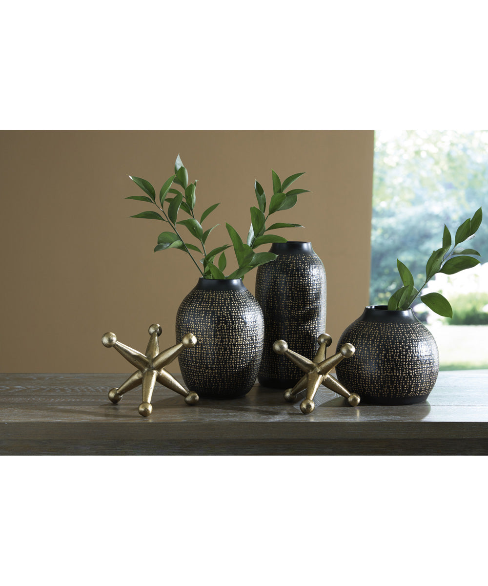 Vinburn Accessory Set Set of 5 Black/Gold