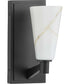 Tosca 1-Light Modern Luxe Wall Bracket Matte Black