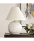 Meryl Aged White Table Lamp