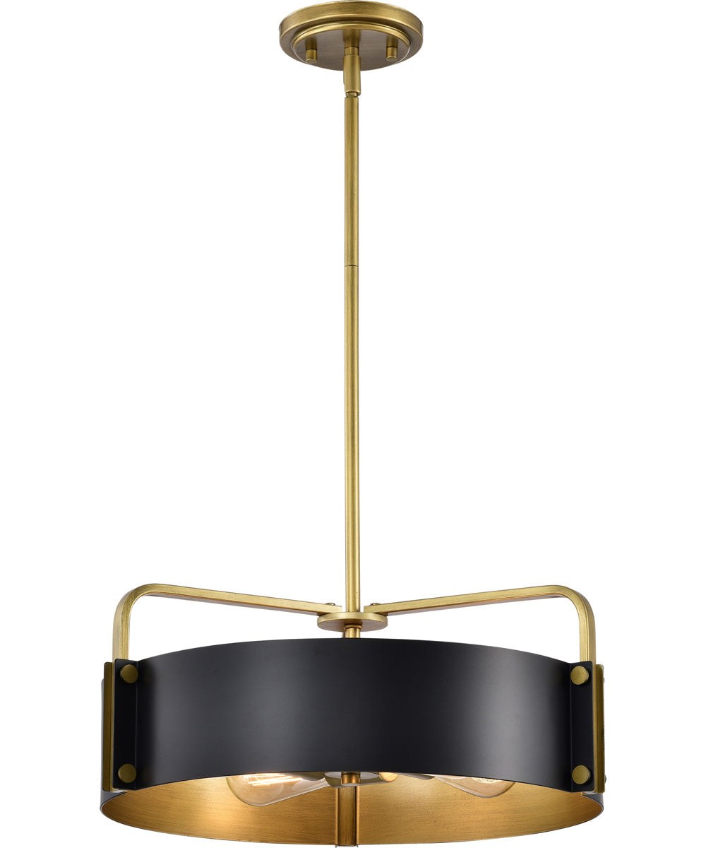Altos 4-Light Pendant Matte Black