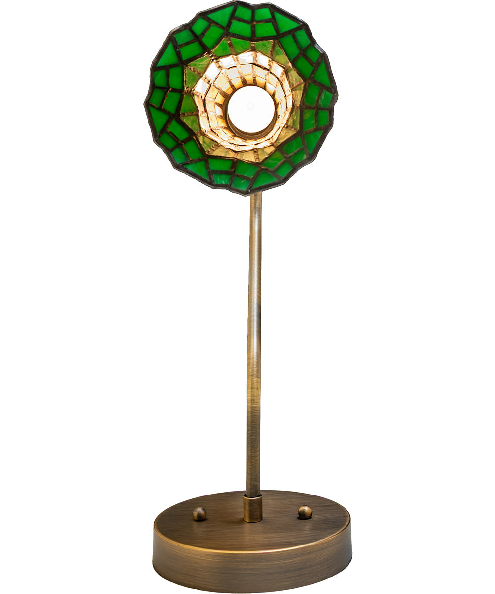5" Wide Stained Glass Pond Lily Wall Sconce