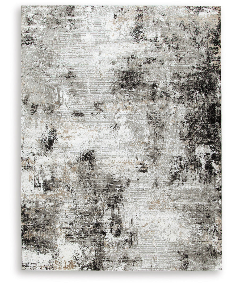 Langwell Medium Rug Black/Gray/White