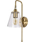 Dover 1-Light Vanity & Wall Vintage Brass