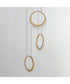 Lyra 3-Light LED Pendant Gold