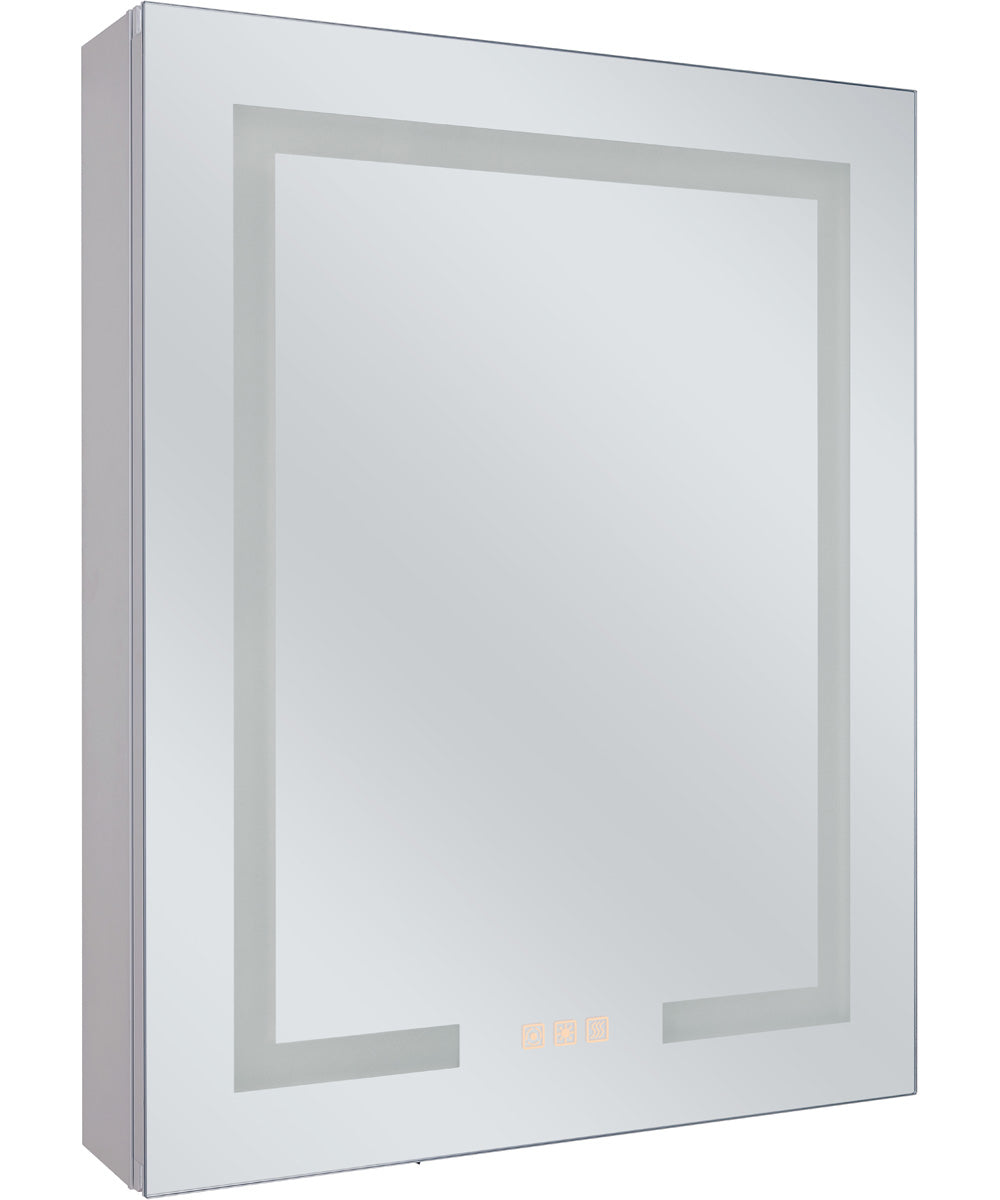 LED Cabinet Mirror 1-Light Mirror White
