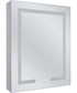 LED Cabinet Mirror 1-Light Mirror White