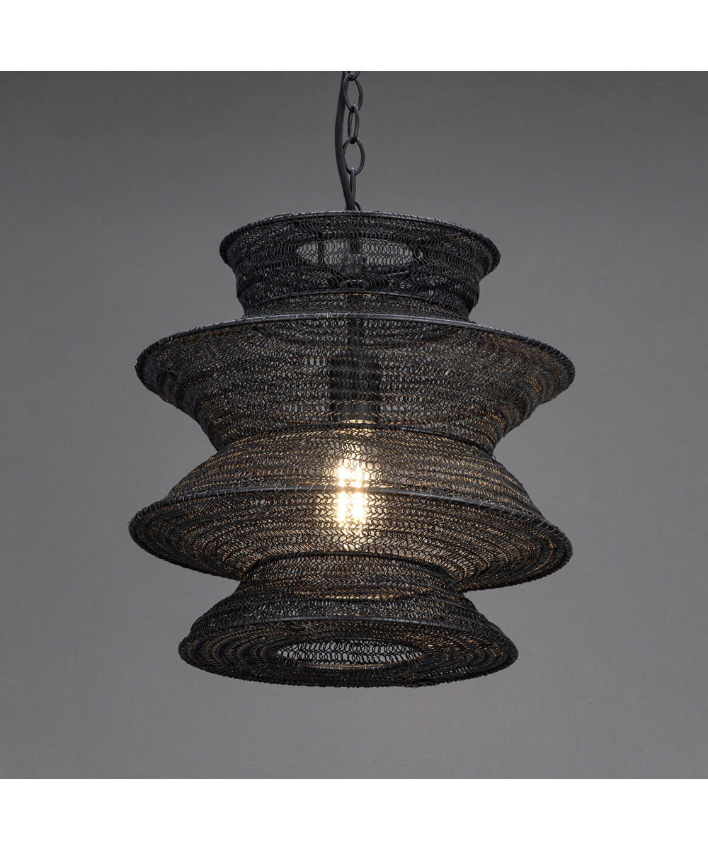 Krabi 1-Light Pendant Black