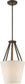 12"W Seneca 3-Light Pendant Mahogany Bronze