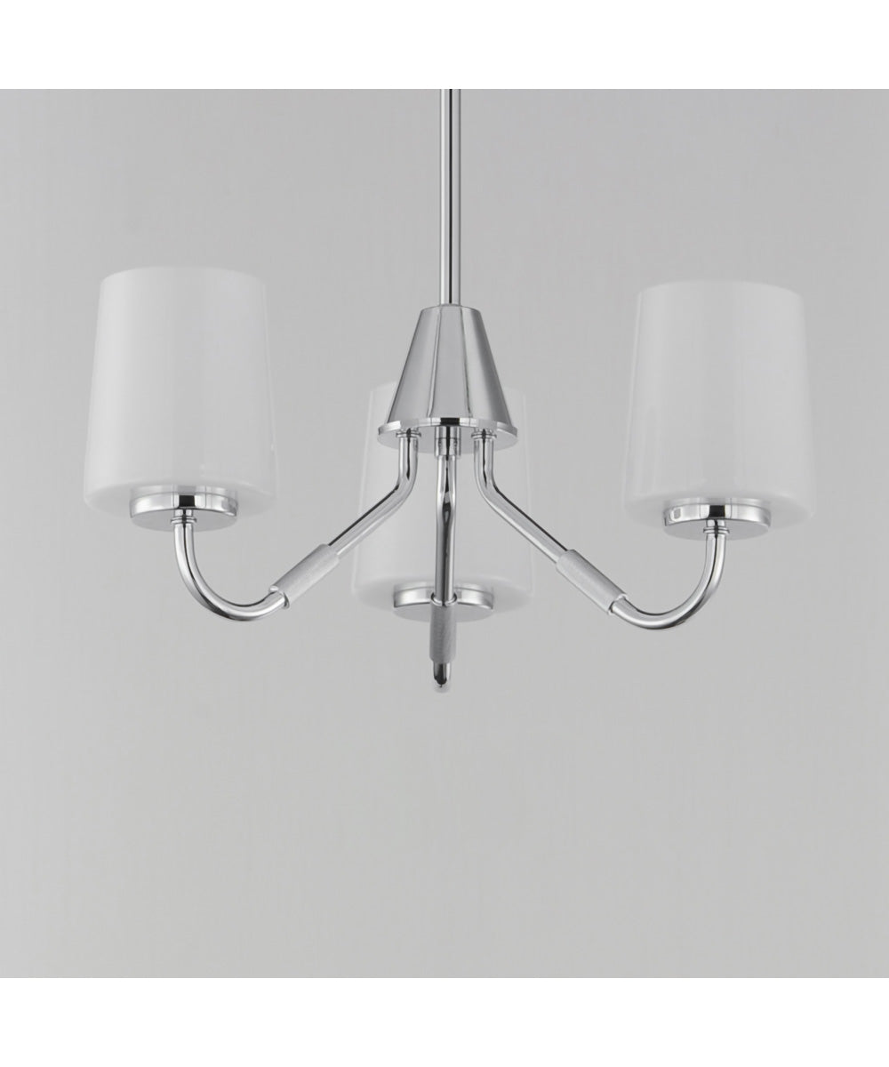 Durham 3-Light Chandelier Polished Chrome