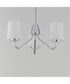 Durham 3-Light Chandelier Polished Chrome