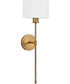 Rayburn Wall Mount Light Fixture Brushed Brass