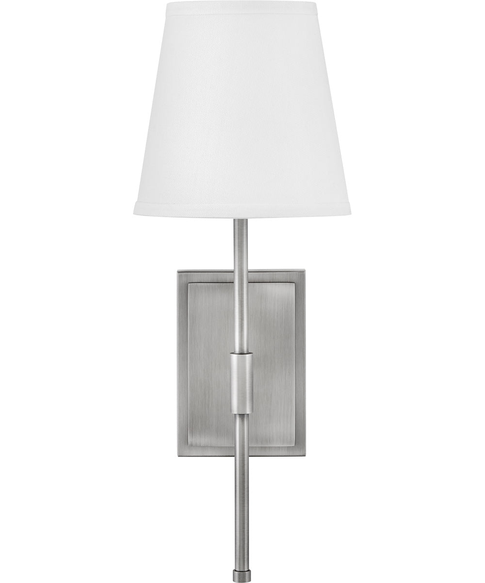 Beale 1-Light Medium Single Light Sconce in Antique Nickel