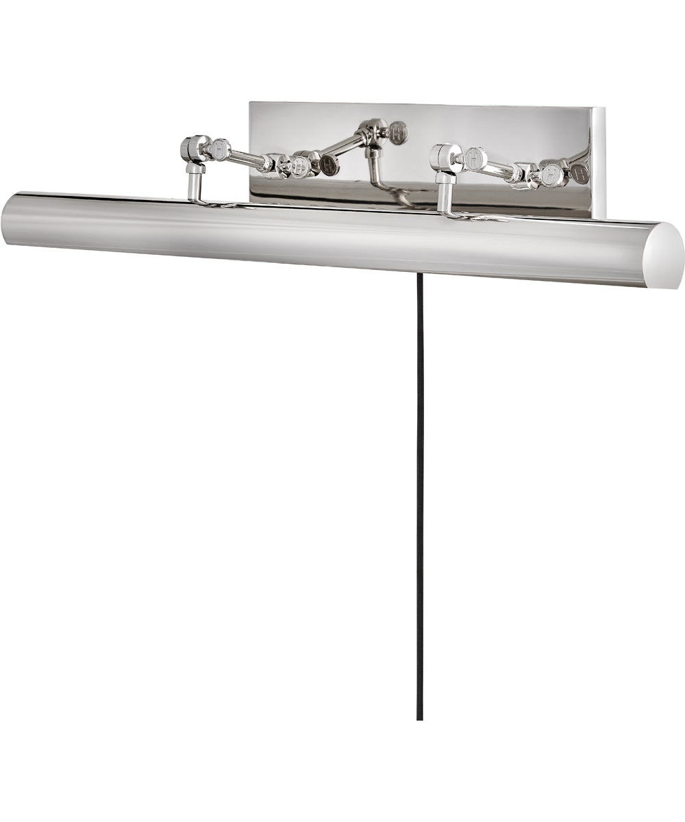Stokes 2-Light Large Adjustable Accent Light in Polished Nickel